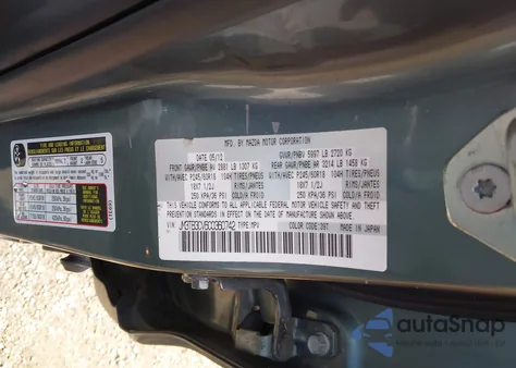 2012 Mazda Cx-9 Touring from USA, damaged, VIN JM3TB3CV6C0360742